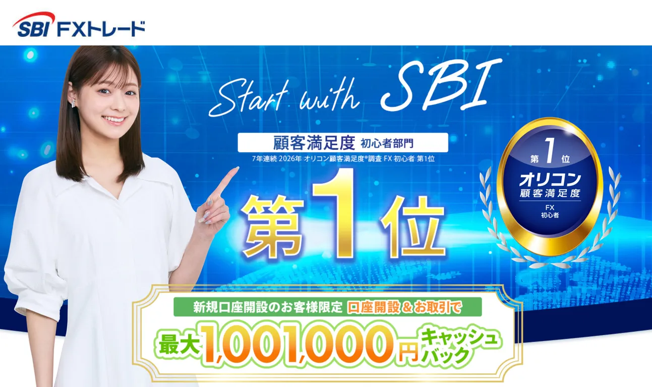 SBI FXトレード バナー