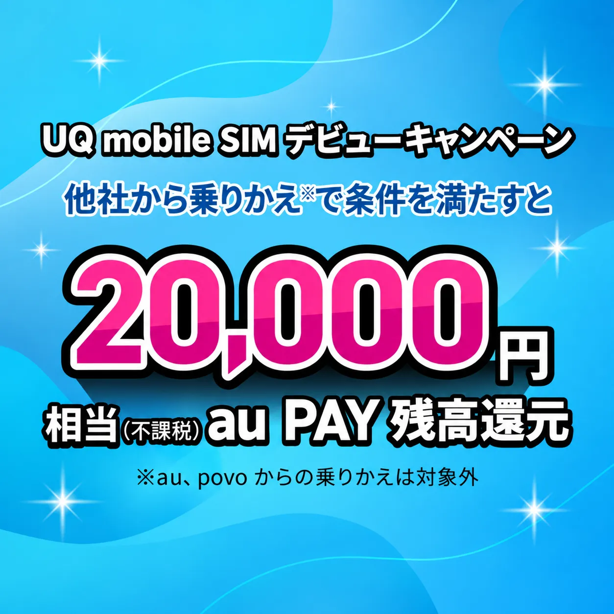 UQモバイル キャンペーン